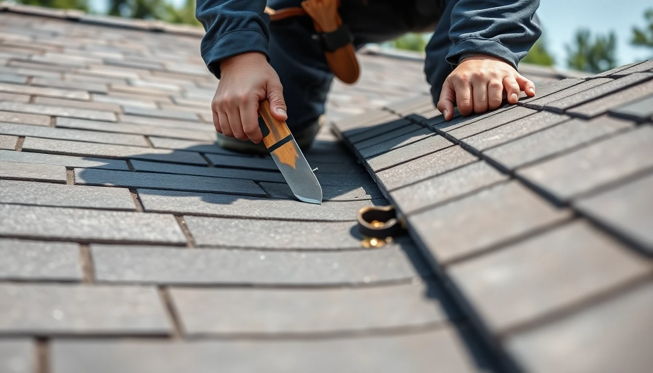 Asphalt shingle repair